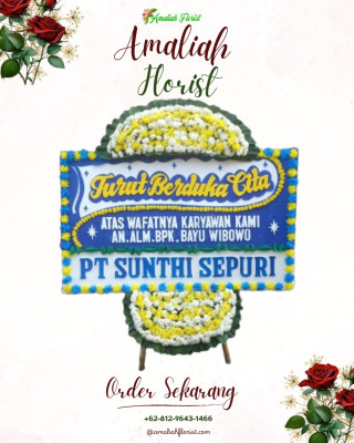 Papan Bunga Duka di 5 Ilir