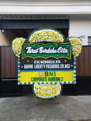 Papan Bunga Duka di 5 Ilir