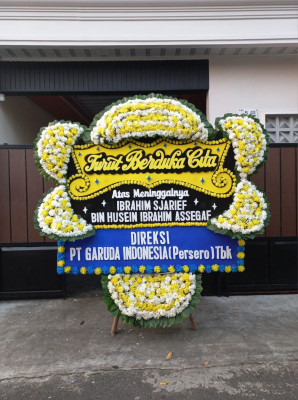 Papan Bunga Duka di 5 Ilir