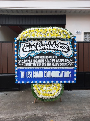 Papan Bunga Duka di 5 Ilir
